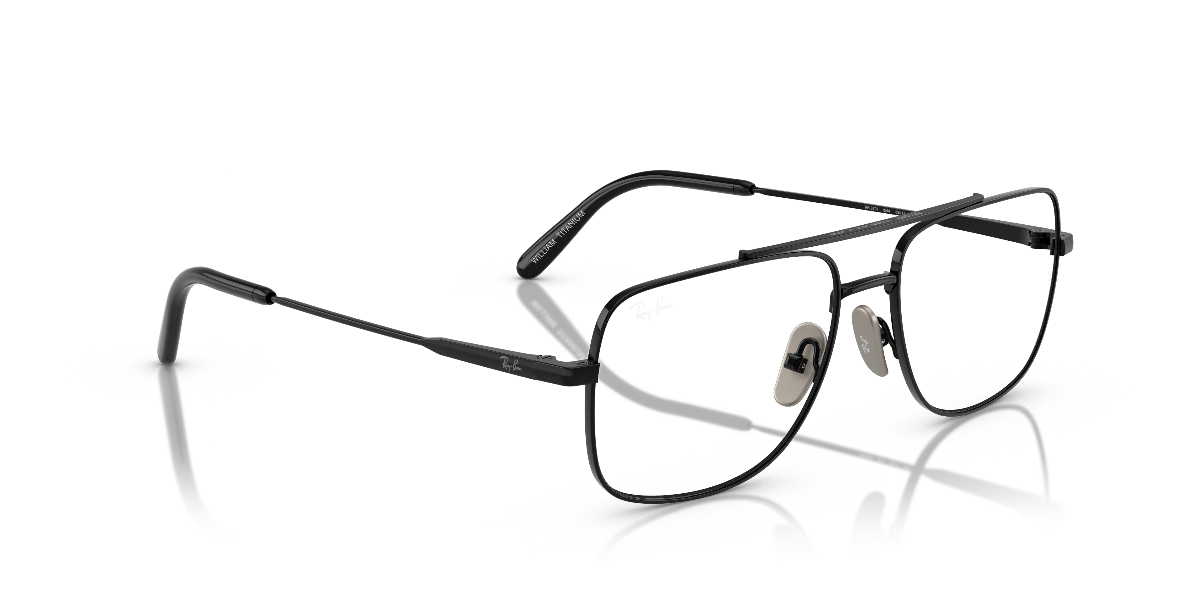 RAY-BAN RX8797 WILLIAM TITANIUM 1244 58