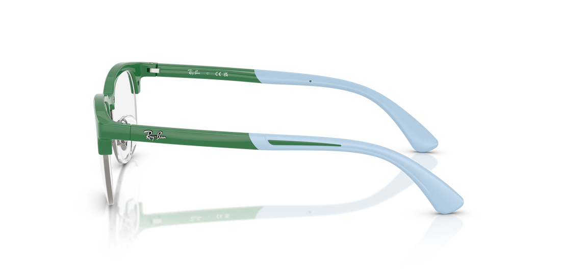 Lunettes de vue ray-ban junior ry1641 7507 verde square infantil taille 46mm - Vue détaillée