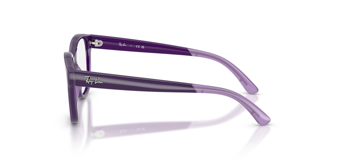 Lunettes de vue ray-ban junior ry1950 7206 violeta square infantil taille 44mm - Vue détaillée