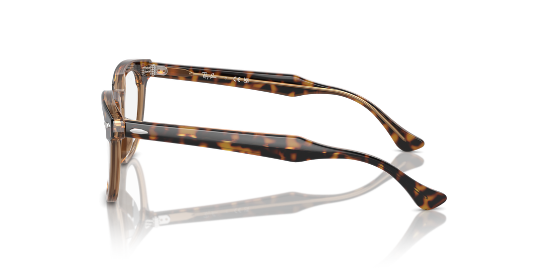 Lunettes de vue ray-ban junior ry9098v 3958 marron square unisex taille 43mm - Vue détaillée