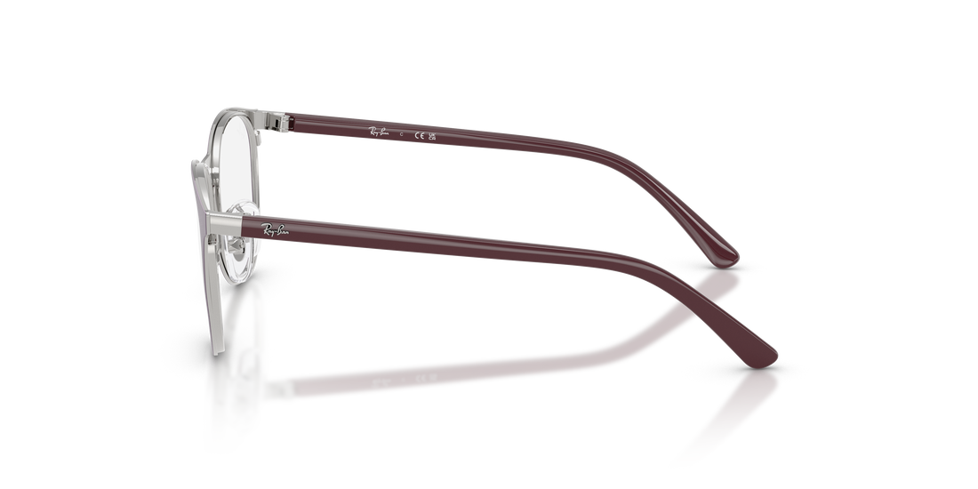 Lunettes de vue ray-ban junior ry9552v 4098 plateado pantos infantil taille 45mm - Vue détaillée