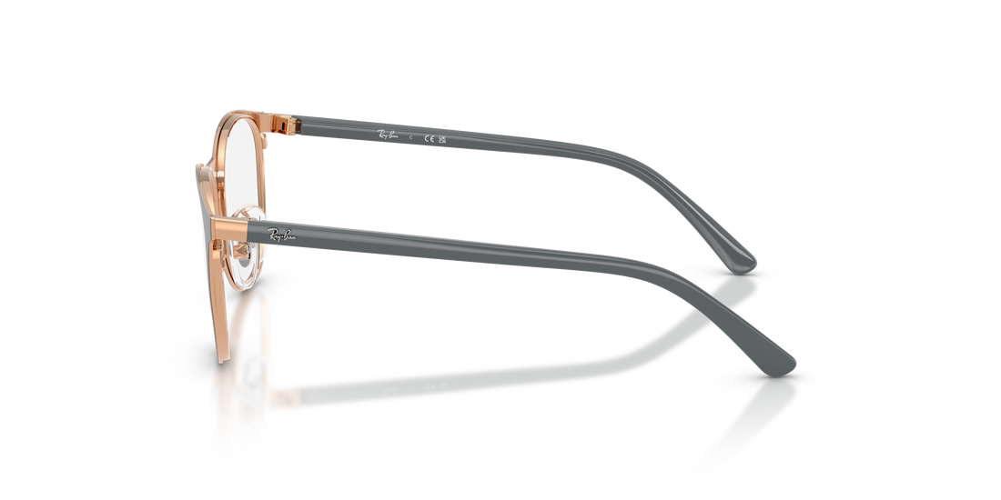 Lunettes de vue ray-ban junior ry9552v 4099 gris pantos infantil taille 45mm - Vue détaillée