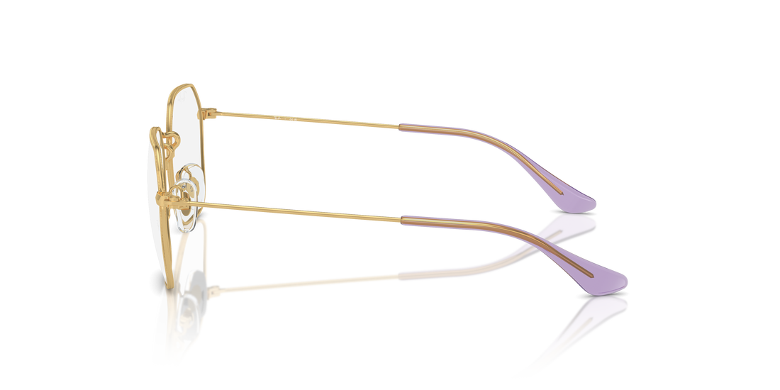 Lunettes de vue ray-ban junior ry9594v 4091 dorado irregular unisex taille 45mm - Vue détaillée