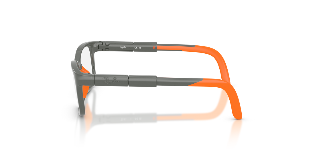 Lunettes de vue ray-ban junior rya1980 7533 gris pantos infantil taille 45mm - Vue détaillée