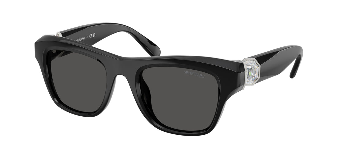 Lunettes de soleil swarovski sk6056u 103887 negro pillow femenino taille 50mm - Vue principale