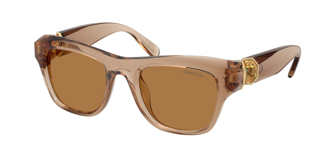 Lunettes de soleil swarovski sk6056u 109273 marron pillow femenino taille 50mm - Vue principale