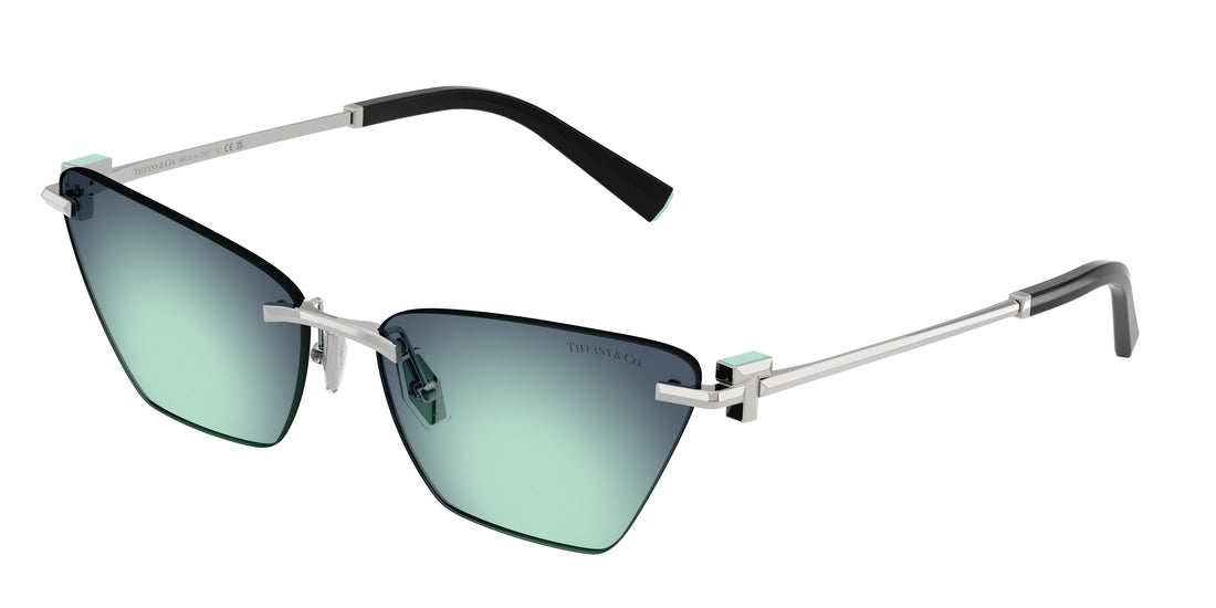 Óculos de sol tiffany tf3120 60019s plateado butterfly femenina tamanho 61mm - Vista principal