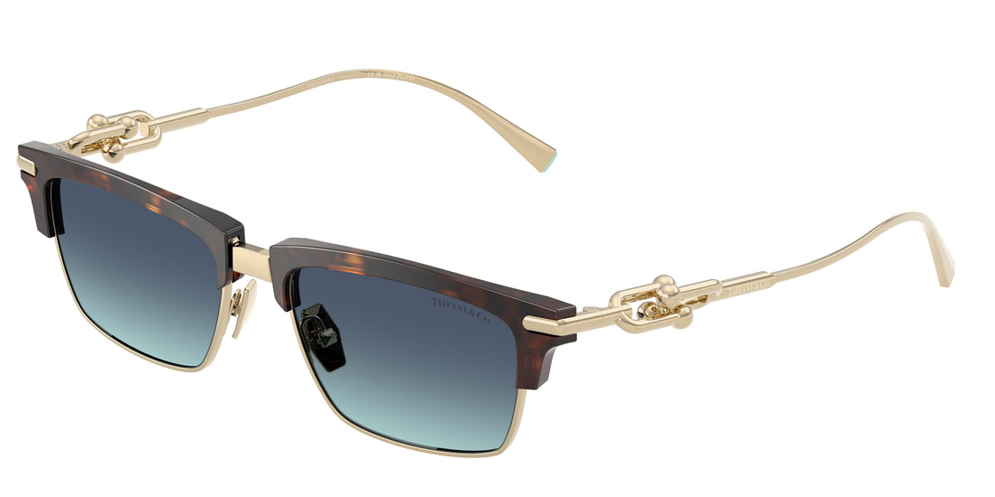 Óculos de sol tiffany tf4262k 80159s havana rectangular unisex tamanho 54mm - Vista principal
