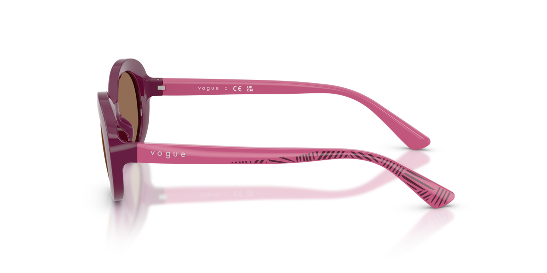 Gafas de sol vogue eyewear vj2032 321373 violeta oval infantil talla 49mm - Vista de detalle