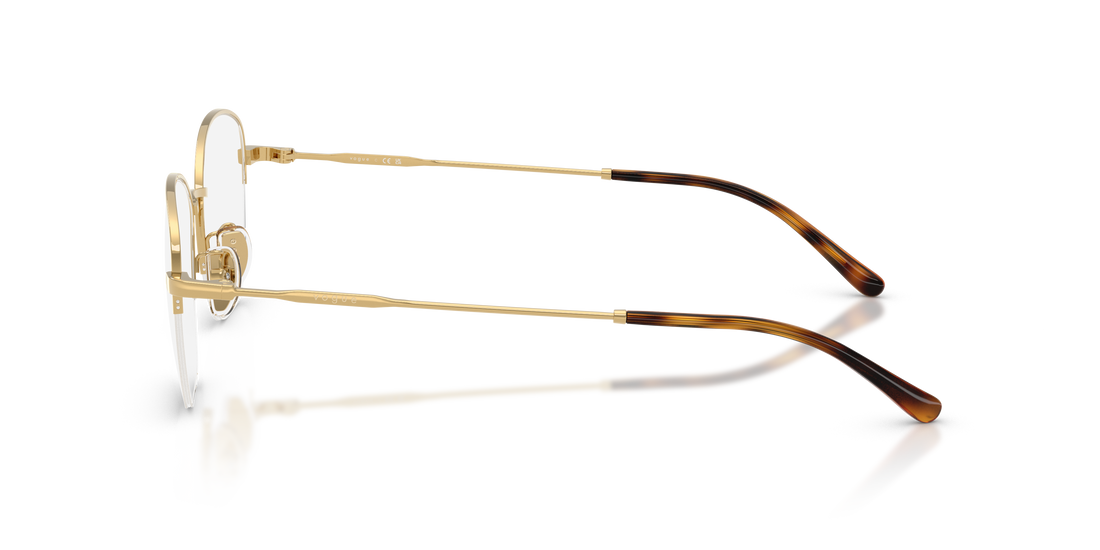 Lunettes de vue vogue eyewear vo4357d 280 dorado irregular femenino taille 53mm - Vue détaillée