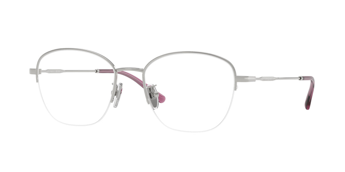 Lunettes de vue vogue eyewear vo4357d 323 plateado irregular femenino taille 53mm - Vue principale