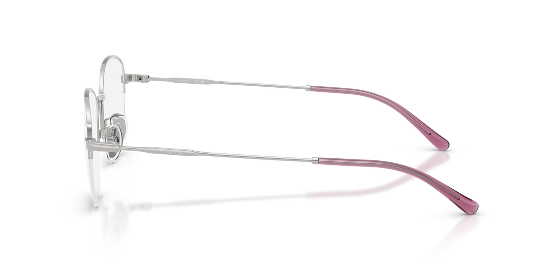 Lunettes de vue vogue eyewear vo4357d 323 plateado irregular femenino taille 53mm - Vue détaillée