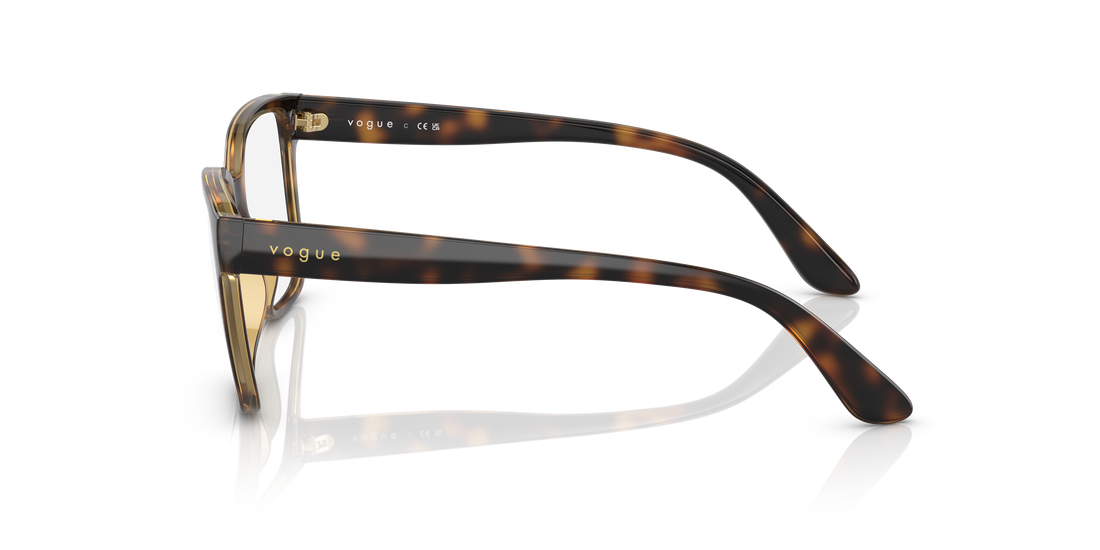 Brillen vogue eyewear vo5452 w656 marron square femenino größe 53mm - Detailansicht
