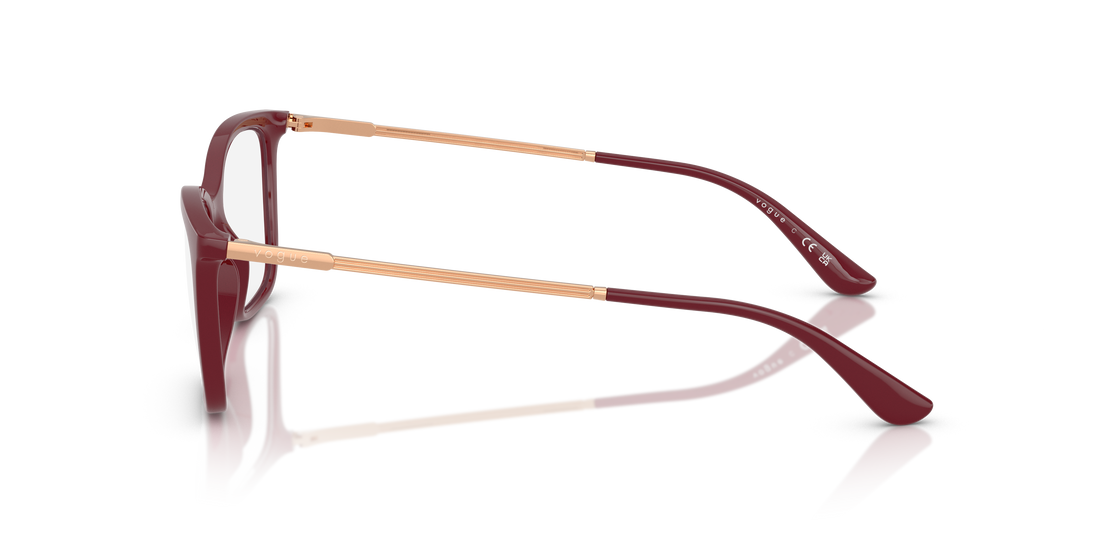 Gafas graduadas vogue eyewear vo5563 2875 rojo butterfly femenino talla 53mm - Vista de detalle