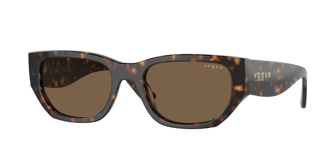 Sonnenbrillen vogue eyewear vo5586s w65673 marron rectangular femenino größe 53mm - Hauptansicht