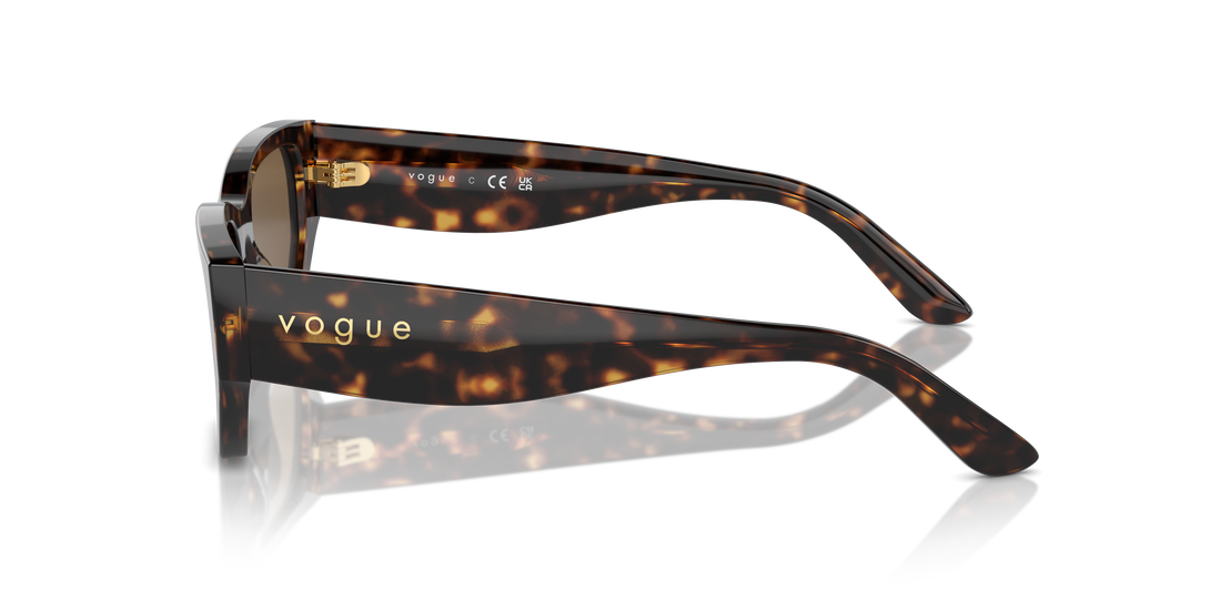 Sonnenbrillen vogue eyewear vo5586s w65673 marron rectangular femenino größe 53mm - Detailansicht