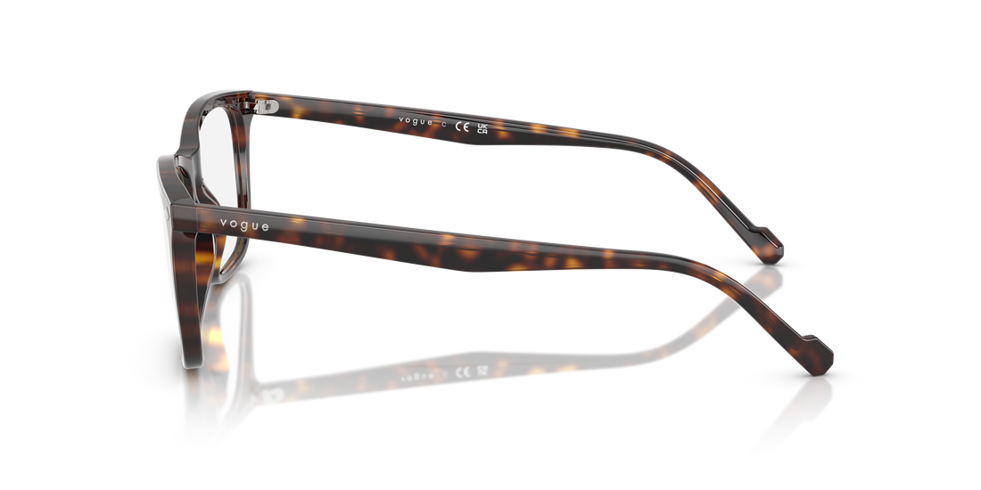 Gafas graduadas vogue eyewear vo5617 w656 marron pillow masculino talla 53mm - Vista de detalle