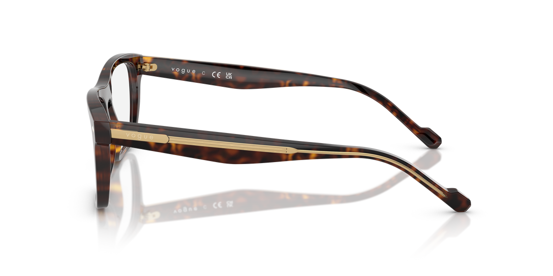 Gafas graduadas vogue eyewear vo5619 w656 marron pillow masculino talla 54mm - Vista de detalle