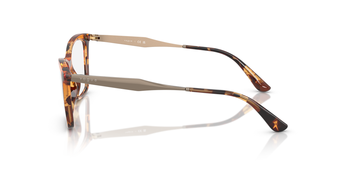 Gafas graduadas vogue eyewear vo5624 3200 havana butterfly femenino talla 53mm - Vista de detalle