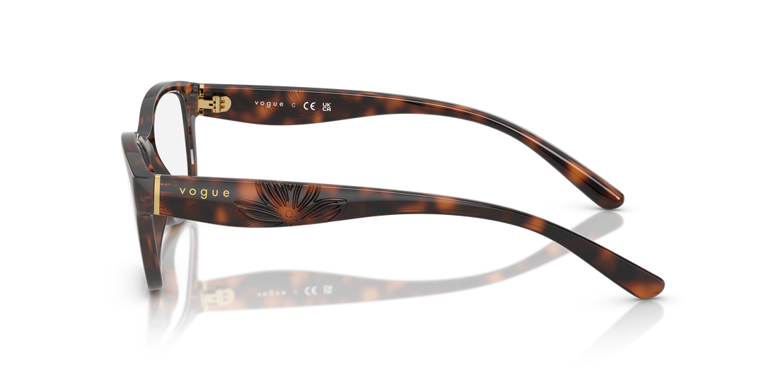 Gafas graduadas vogue eyewear vo5627 2718 marron butterfly femenino talla 52mm - Vista de detalle