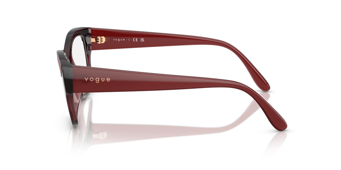 Gafas graduadas vogue eyewear vo5635u 3225 rojo pillow femenino talla 53mm - Vista de detalle