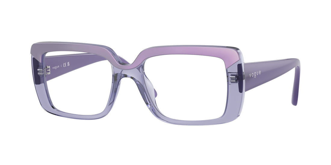 Gafas graduadas vogue eyewear vo5636u 3223 violeta rectangular femenino talla 52mm - Vista principal