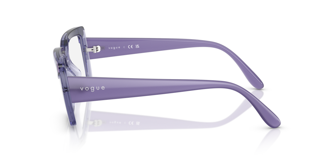Gafas graduadas vogue eyewear vo5636u 3223 violeta rectangular femenino talla 50mm - Vista de detalle