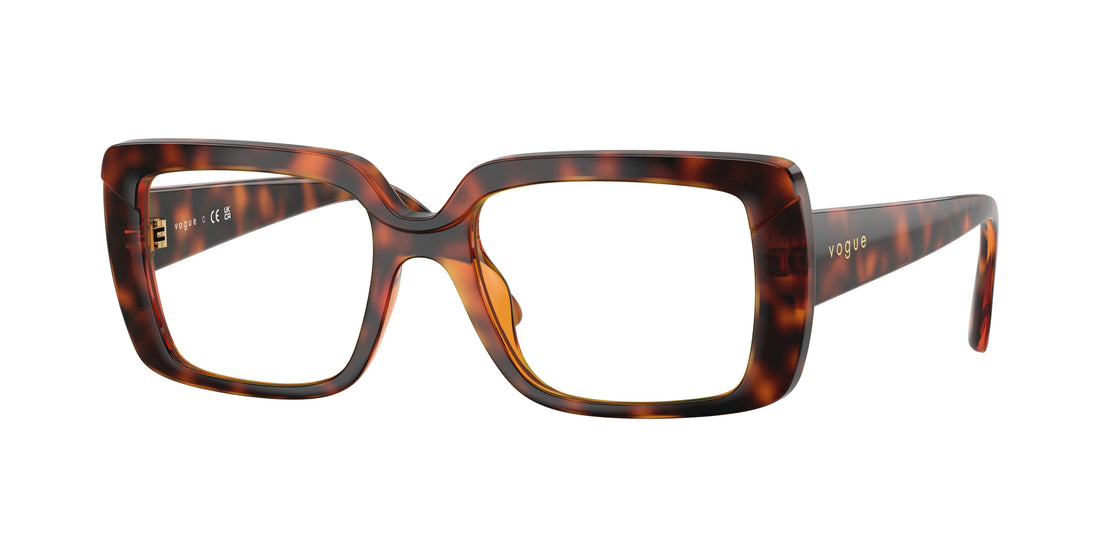 Gafas graduadas vogue eyewear vo5636u w656 marron rectangular femenino talla 52mm - Vista principal