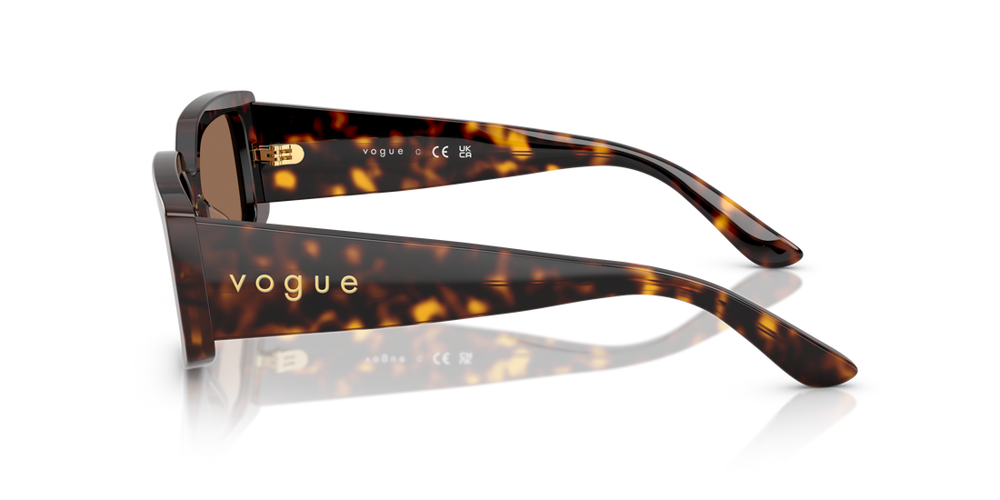 Gafas de sol vogue eyewear vo5642su w65673 marron rectangular femenino talla 55mm - Vista de detalle