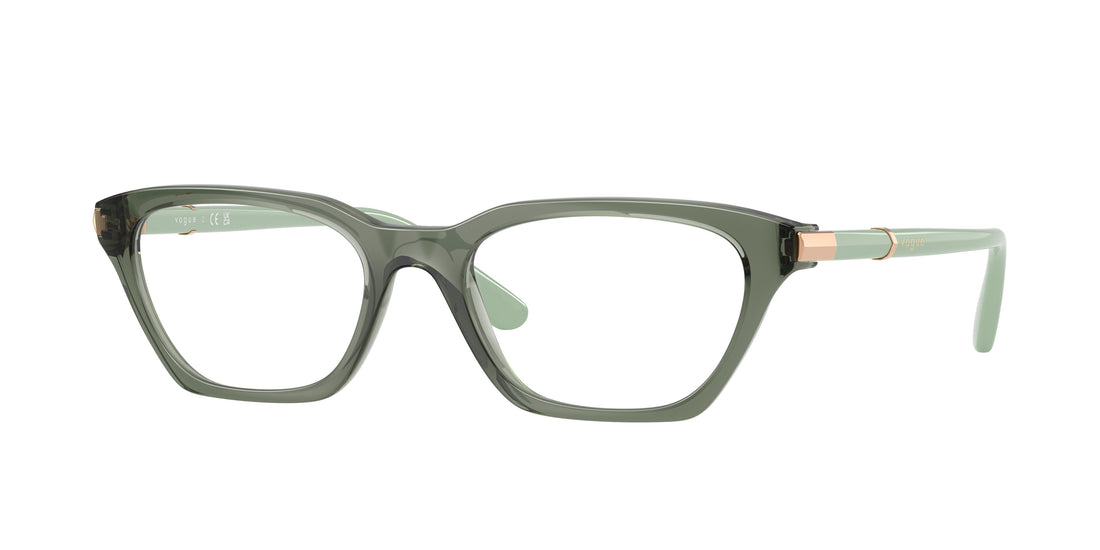 Lunettes de vue vogue eyewear vo5698 3086 verde cat eye femenino taille 52mm - Vue principale