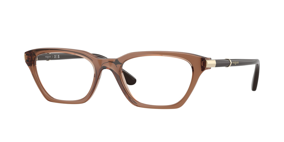 Lunettes de vue vogue eyewear vo5698 3297 marron cat eye femenino taille 52mm - Vue principale