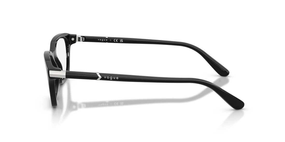 Lunettes de vue vogue eyewear vo5698 w44 negro cat eye femenino taille 50mm - Vue détaillée