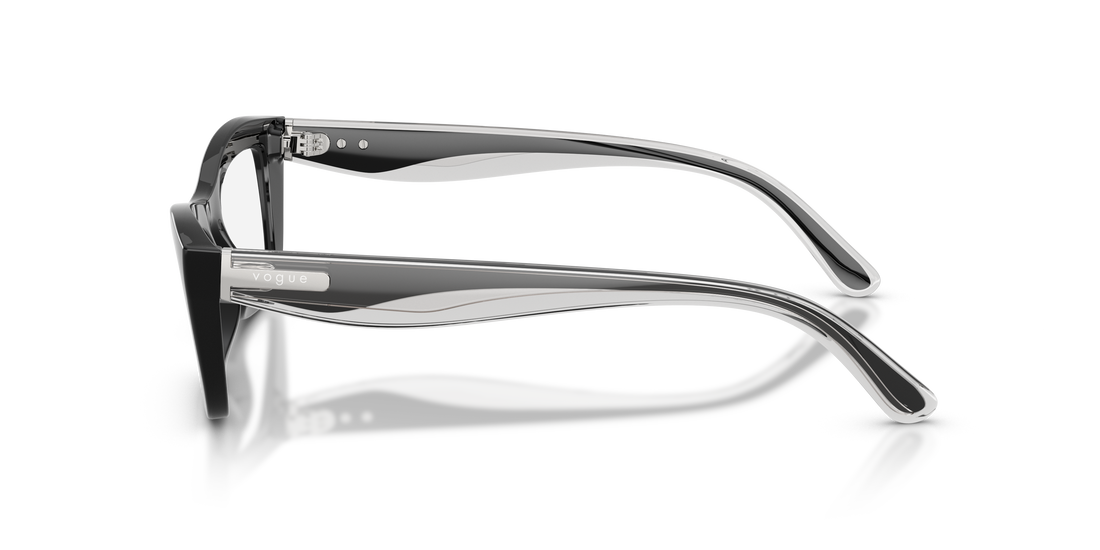 Lunettes de vue vogue eyewear vo5710 w44 negro cat eye femenino taille 53mm - Vue détaillée