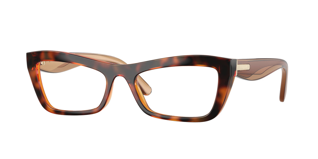 Lunettes de vue vogue eyewear vo5710 w656 marron cat eye femenino taille 53mm - Vue principale