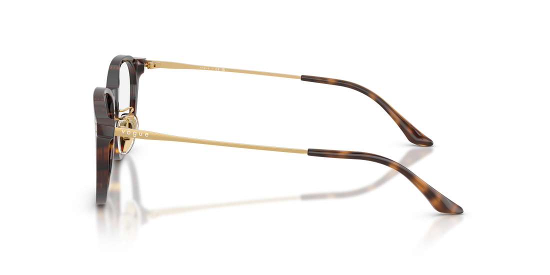 Lunettes de vue vogue eyewear vo5713d w656 marron irregular femenino taille 52mm - Vue détaillée