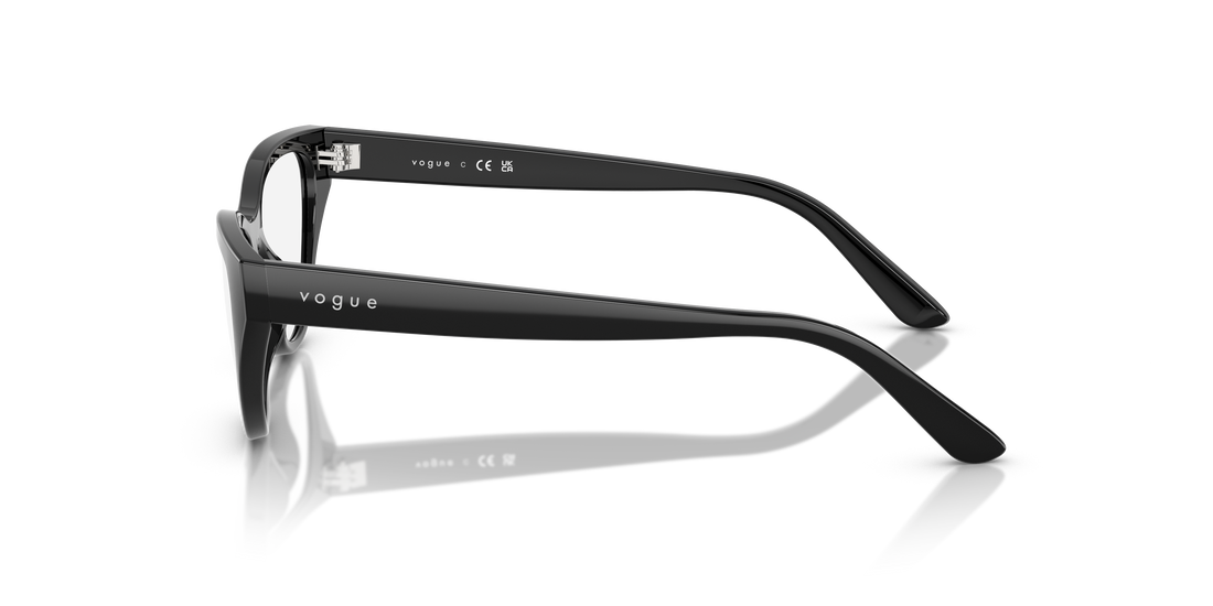 Gafas graduadas vogue eyewear vy2035 w44 negro cat eye infantil talla 51mm - Vista de detalle