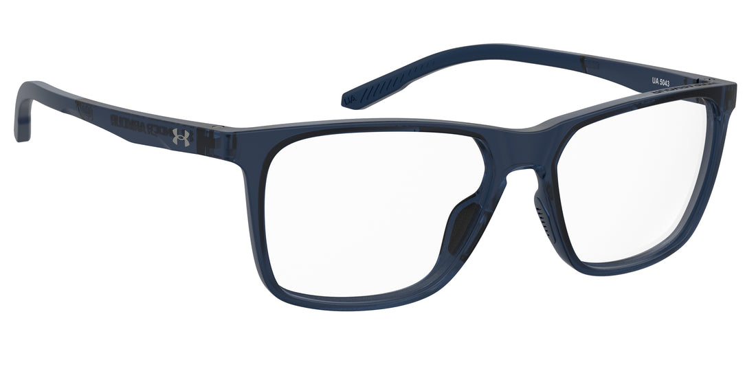 Gafas graduadas under armour ua 5043 fjm azul rectangular masculino talla 55mm - Vista de detalle