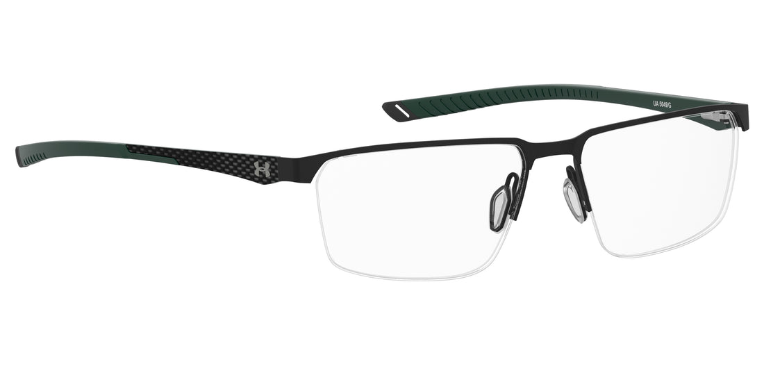 Gafas graduadas under armour ua 5049/g 3ol negro rectangular masculino talla 57mm - Vista de detalle