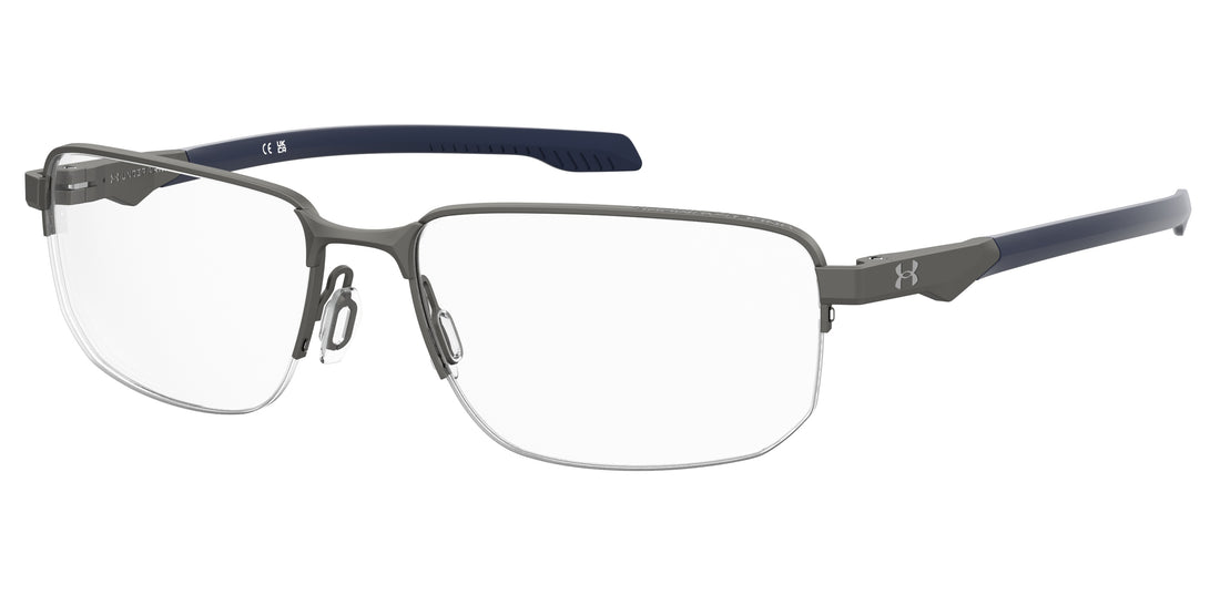 Gafas graduadas under armour ua 5062/g v6d plateado rectangular masculino talla 54mm - Vista principal