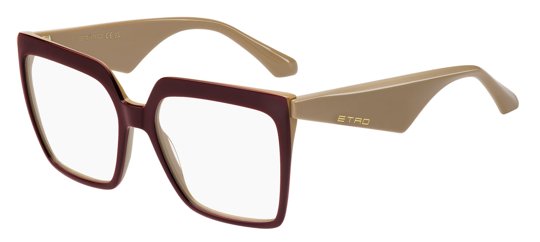 Occhiali da vista etro 0005 1s7 burdeos square femenino taglia 56mm - Vista principale