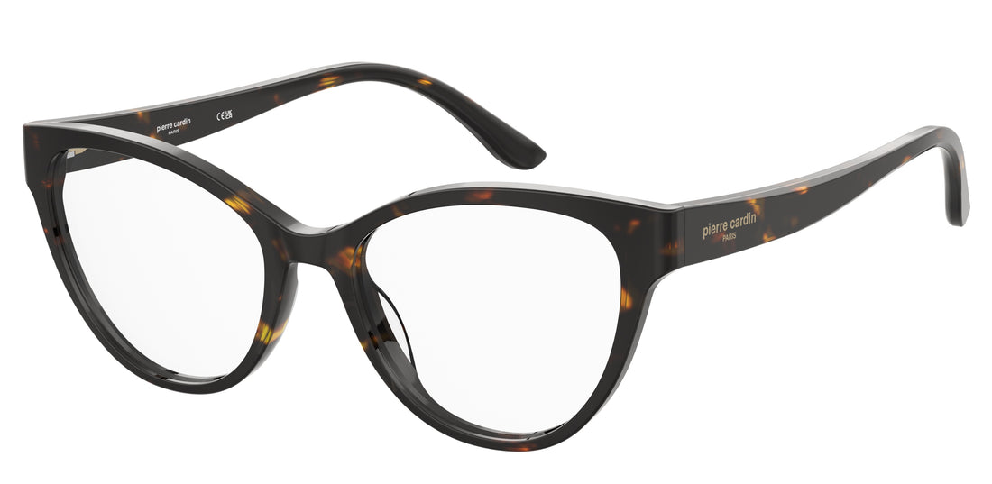 Brillen pierre cardin p.c. 8533 086 havana cat eye femenino größe 52mm - Hauptansicht