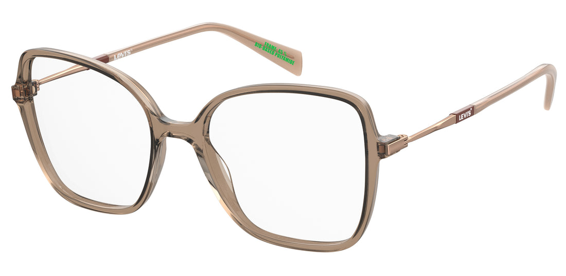 Lunettes de vue levis lv 1075 ham champagne butterfly femenino taille 52mm - Vue principale