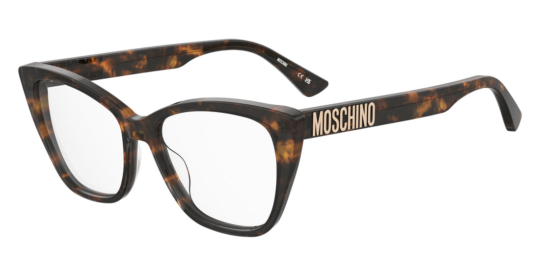 Occhiali da vista moschino mos642 086 havana rectangular femenino taglia 52mm - Vista principale
