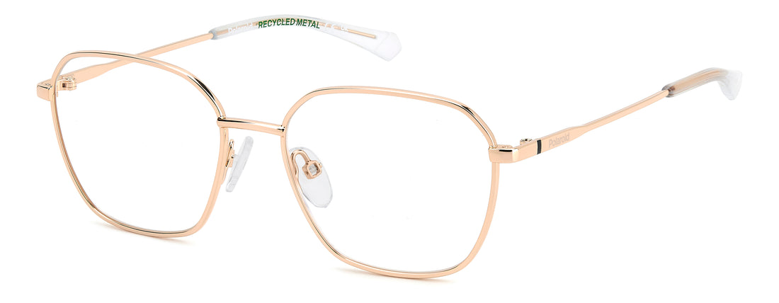 Gafas graduadas polaroid kids pld d838 ddb dorado rectangular infantil talla 50mm - Vista principal