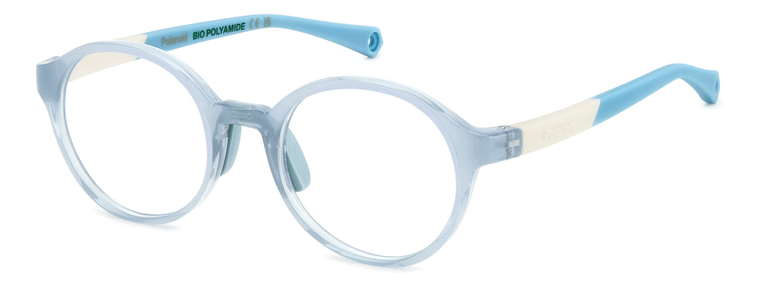 Gafas graduadas polaroid kids pld d841 mvu azul round infantil talla 43mm - Vista principal