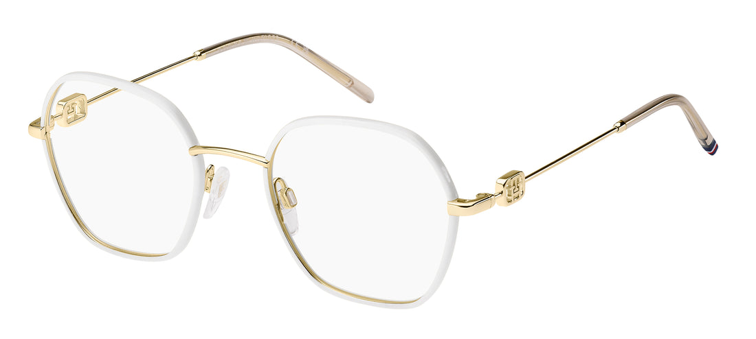 Brillen tommy hilfiger th 2153 vvp dorado rectangular geometrical femenino größe 50mm - Hauptansicht