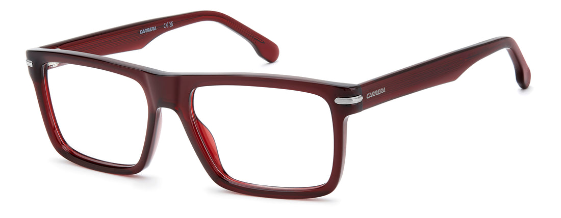 Brillen carrera 344 1lh burdeos rectangular masculino größe 55mm - Hauptansicht