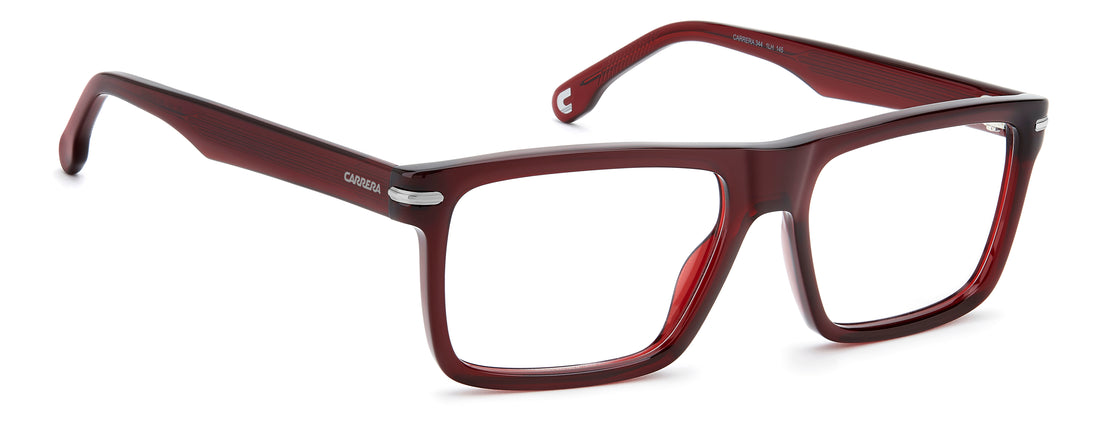 Brillen carrera 344 1lh burdeos rectangular masculino größe 55mm - Detailansicht