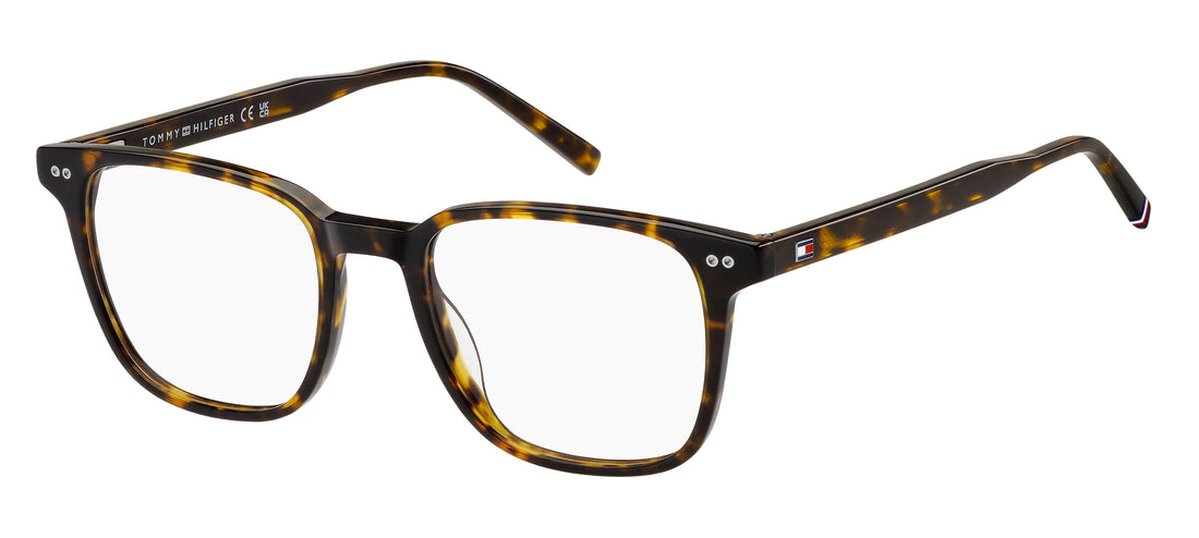 Gafas graduadas tommy hilfiger th 2130 086 havana rectangular masculino talla 52mm - Vista principal