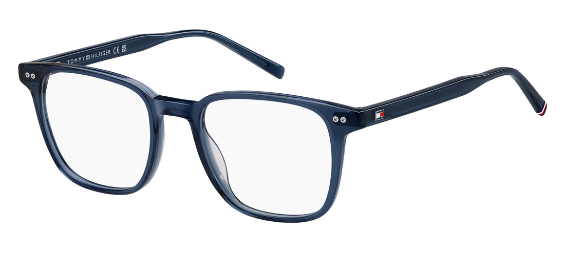 Brillen tommy hilfiger th 2130 pjp azul rectangular masculino größe 52mm - Hauptansicht